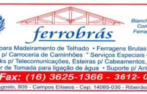 Imagem 4 da empresa FERROBRAS/BIANCHI & BIANCHI COM.FERR.LTDA Telhados - Acessórios E Materiais em Ribeirão Preto SP