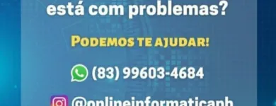 Imagem 14 da empresa ONLINE INFORMÁTICA | ASSISTÊNCIA TÉCNICA | CONSERTO DE NOTEBOOK, PLACA DE VÍDEO, PC GAMER E DESKTOP Informática - Equipamentos - Assistência Técnica em João Pessoa PB