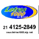 LETRAS 1000 DO BRASIL Placas De Metal em Rio De Janeiro RJ