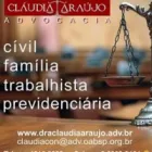 ADVOCACIA TRABALHISTA CÍVEL PREVIDENCIÁRIA